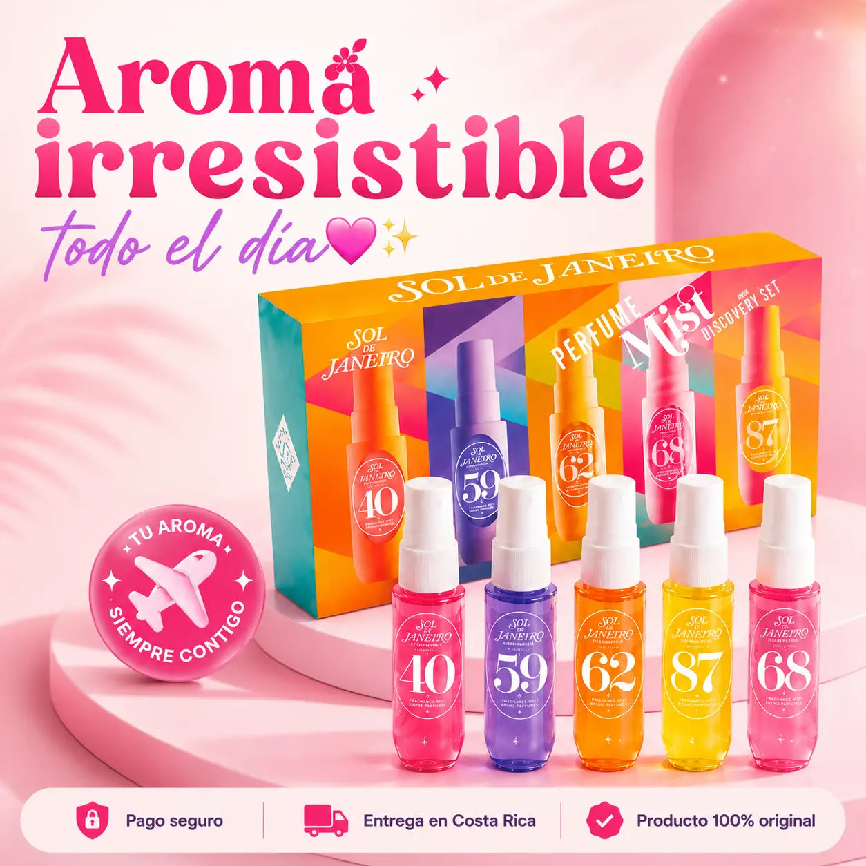 Los 5 perfumes más virales de Sol de Janeiro en un solo kit 💖