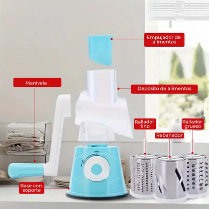 Molino Multiusos Rallador-Picador-Rebanador