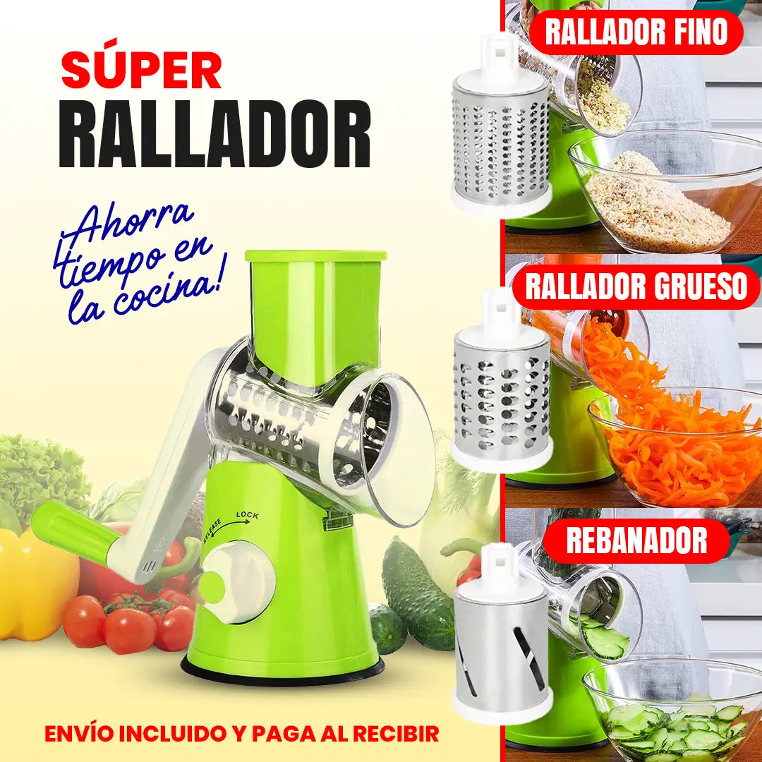 Molino Multiusos Rallador-Picador-Rebanador