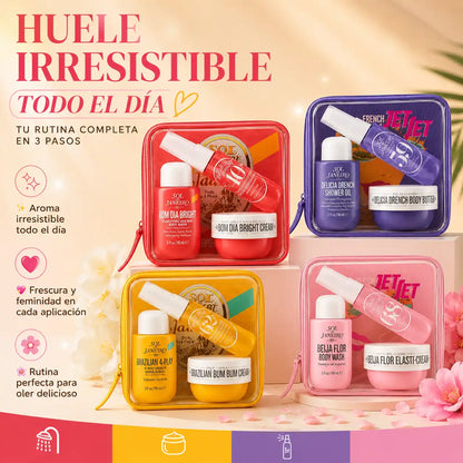 JET SET 3 PASOS- Huele delicioso todo el día sin reaplicar ✨