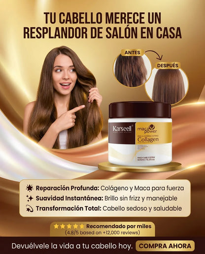 Mascarilla de Colágeno: Repara tu Cabello Dañado Desde la Primera Aplicación
