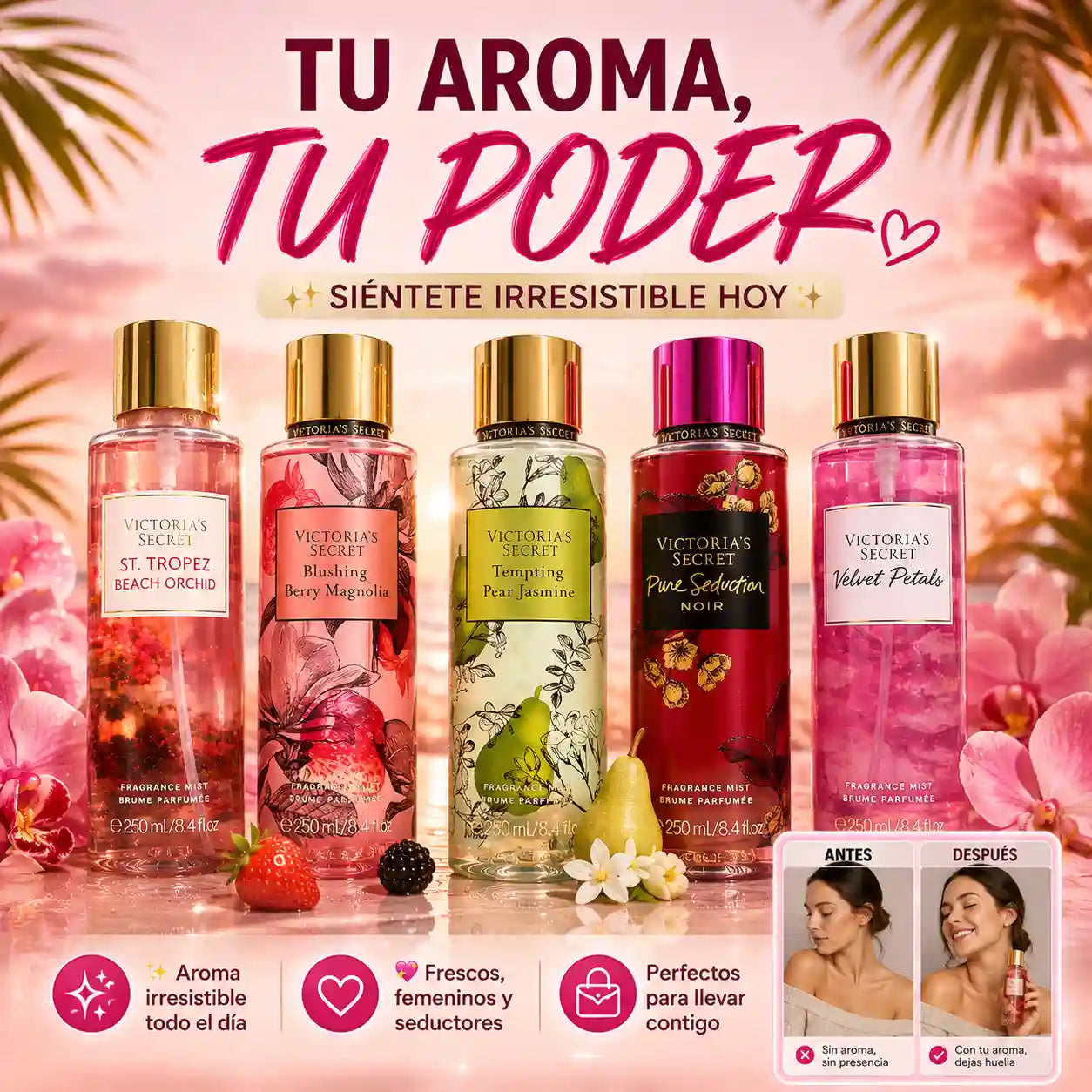 VICTORIA SECRET🌸Huele delicioso y roba miradas desde la primera aplicación ✨